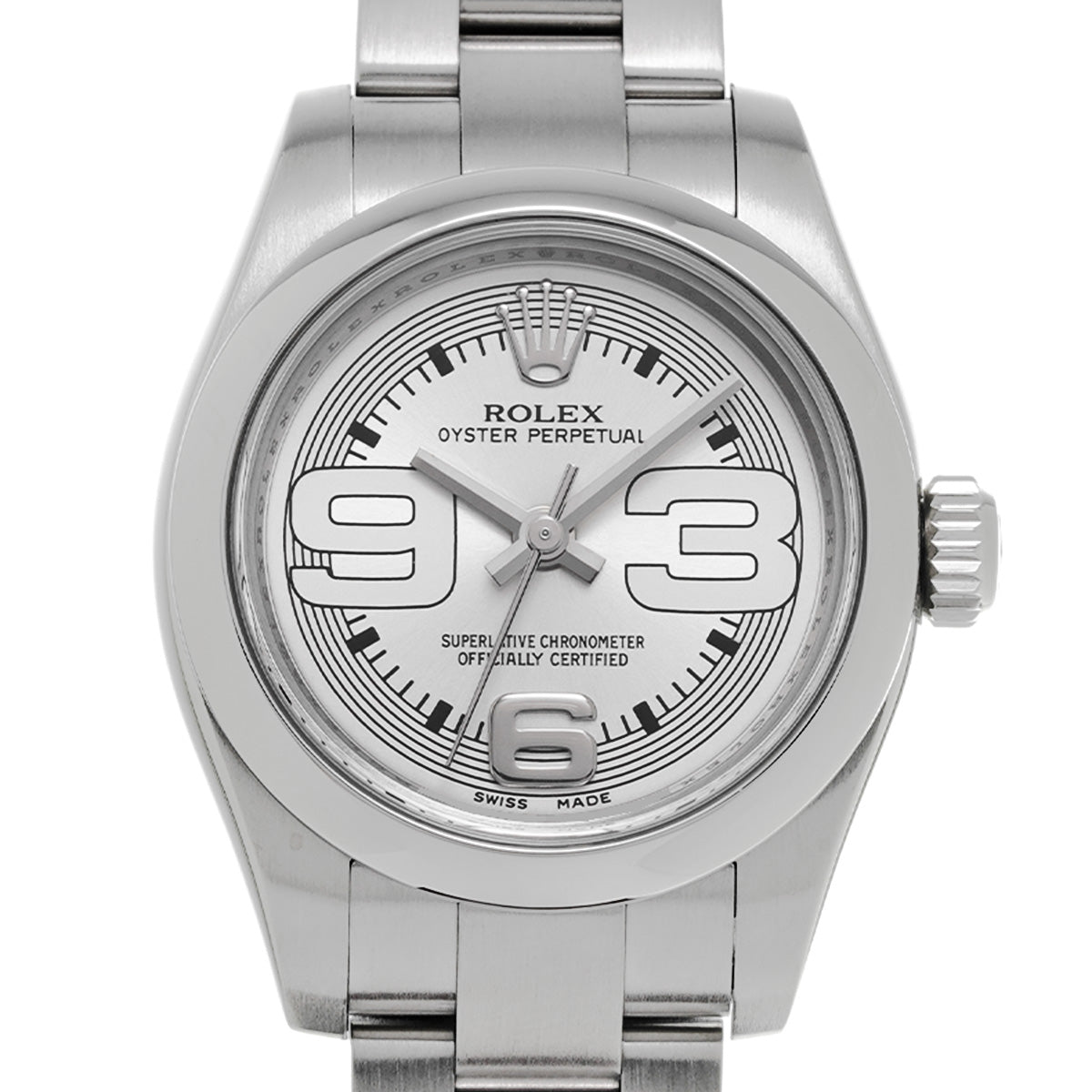 Oyster Perpetual 26 176200 Random Serial Silver ROLEX Ladies [Pre-owned].