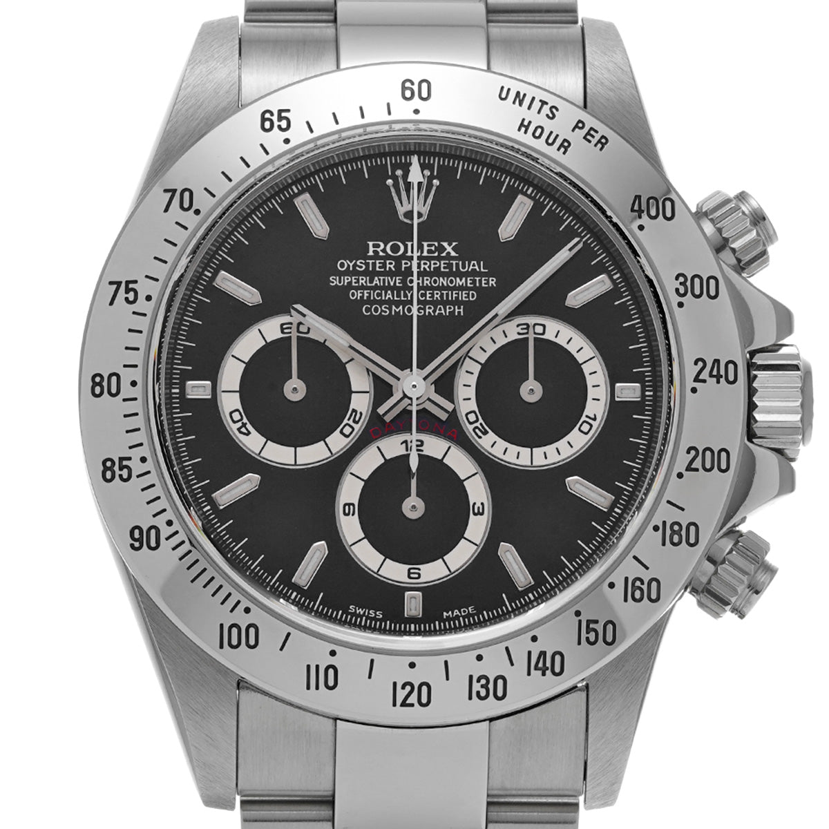 Cosmograph Daytona 16520 A (manufactured circa 1999) Black ROLEX Men's [Pre-Owned].