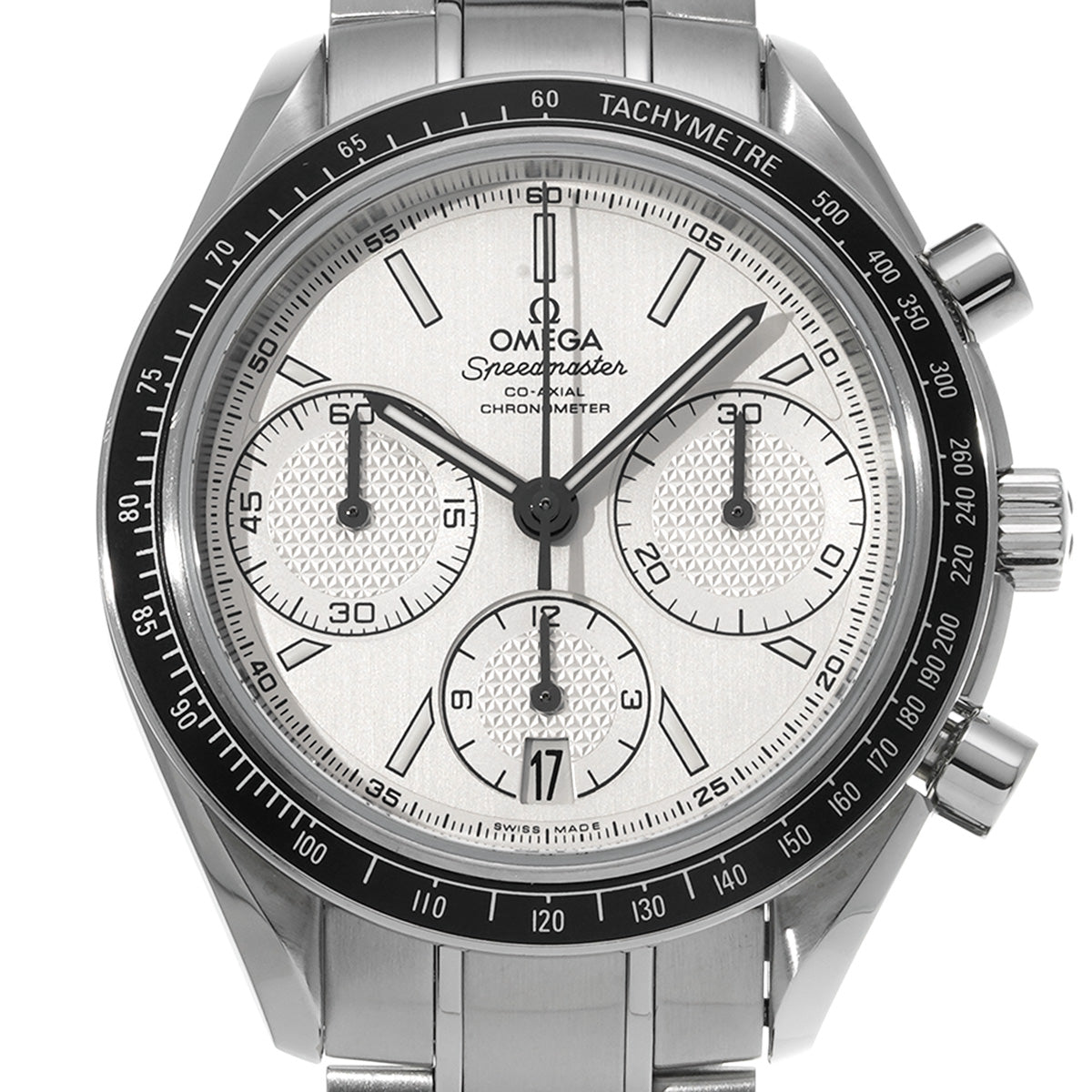 Speedmaster Racing Co-Axial 326.30.40.50.02.001 Silver OMEGA Men's [Pre-Owned].