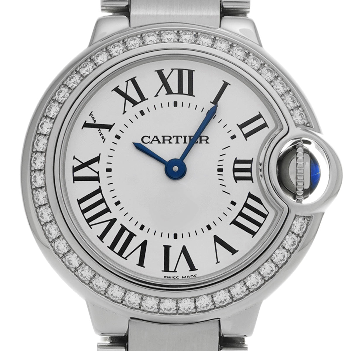 Ballon Bleu de Cartier 28mm W4BB0015 Silver CARTIER Ladies [Pre-owned]