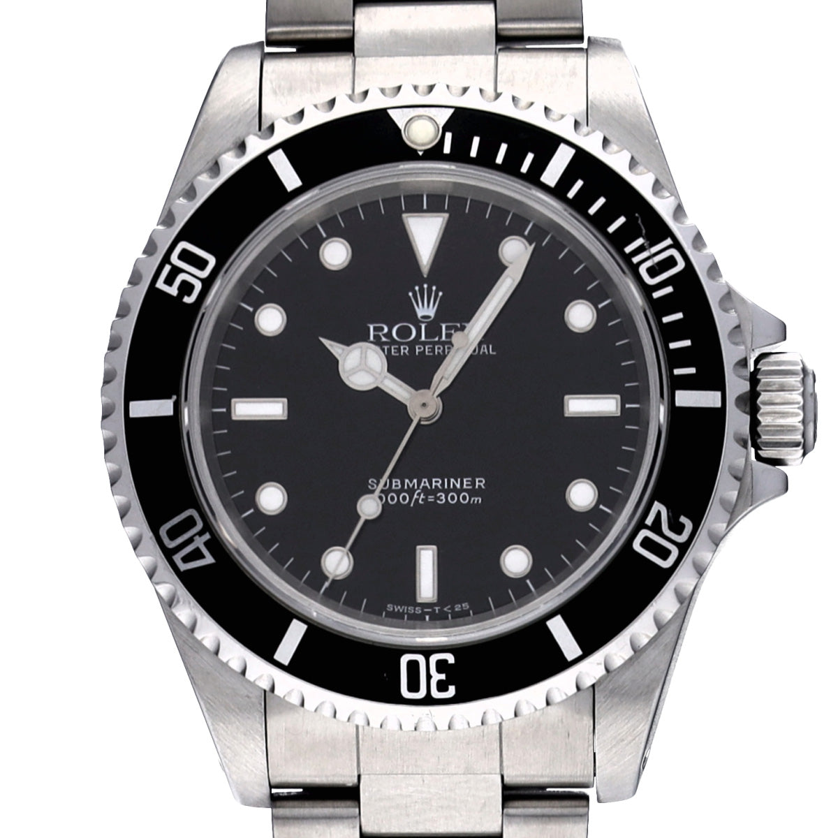Submariner 14060 T (manufactured circa 1996) Black ROLEX Men's [Pre-Owned].