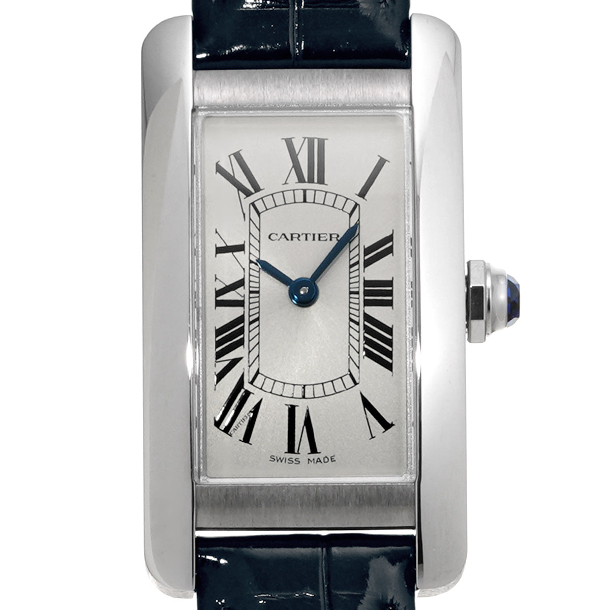 Tank American SM WSTA0043 Silver CARTIER Ladies [Pre-owned]