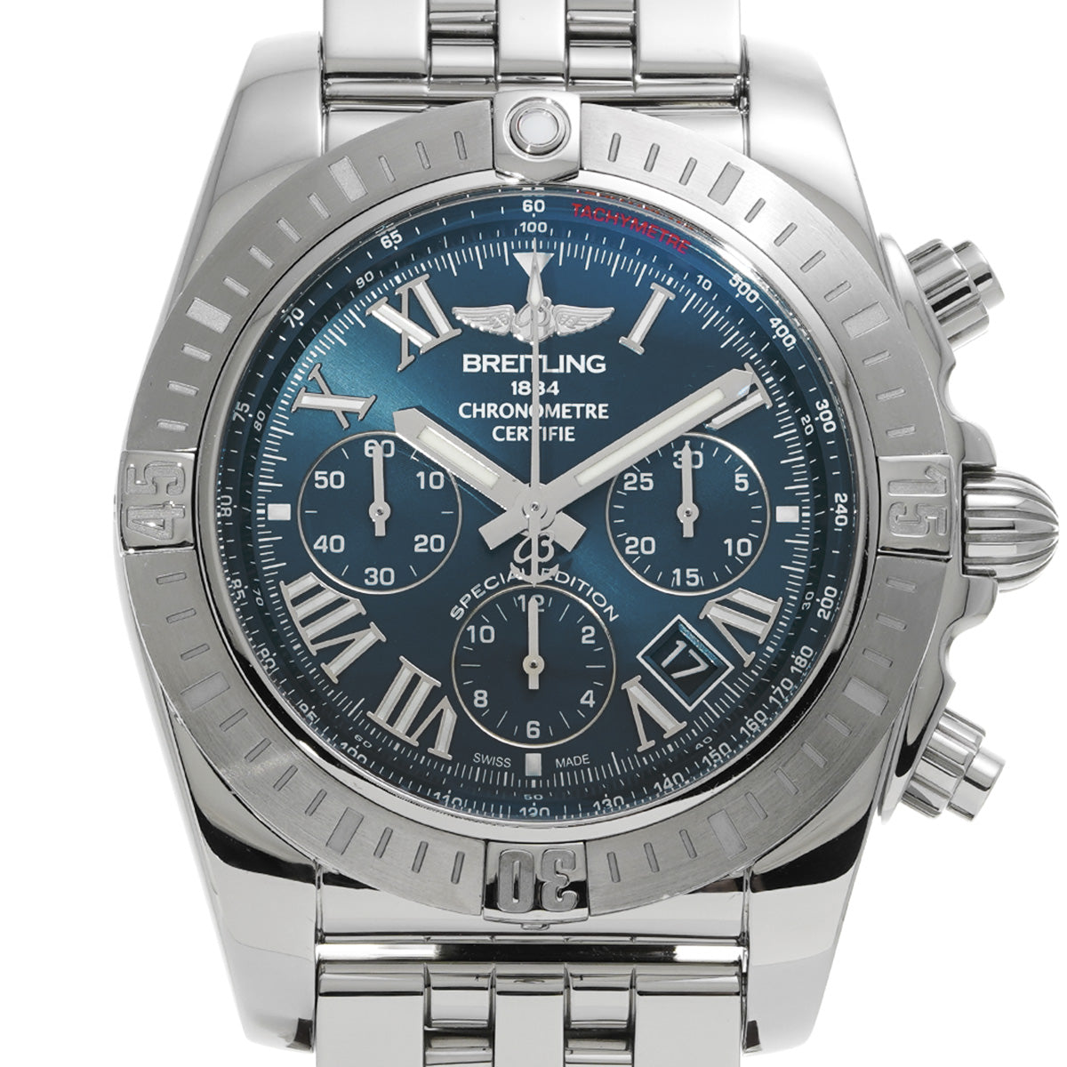 Breitling Chronomat JSP Japan Limited AB0115111C2A1 Blue BREITLING Men's [Pre-Owned].