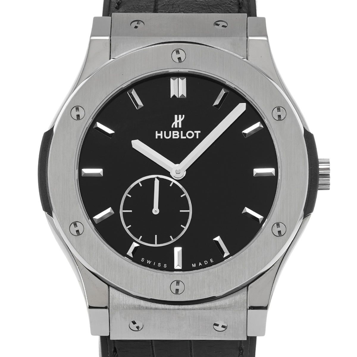 Classic Fusion Classique Classique Ultrasyn Titanium 515.NX.1270.LR Black HUBLOT Men's [Pre-Owned].