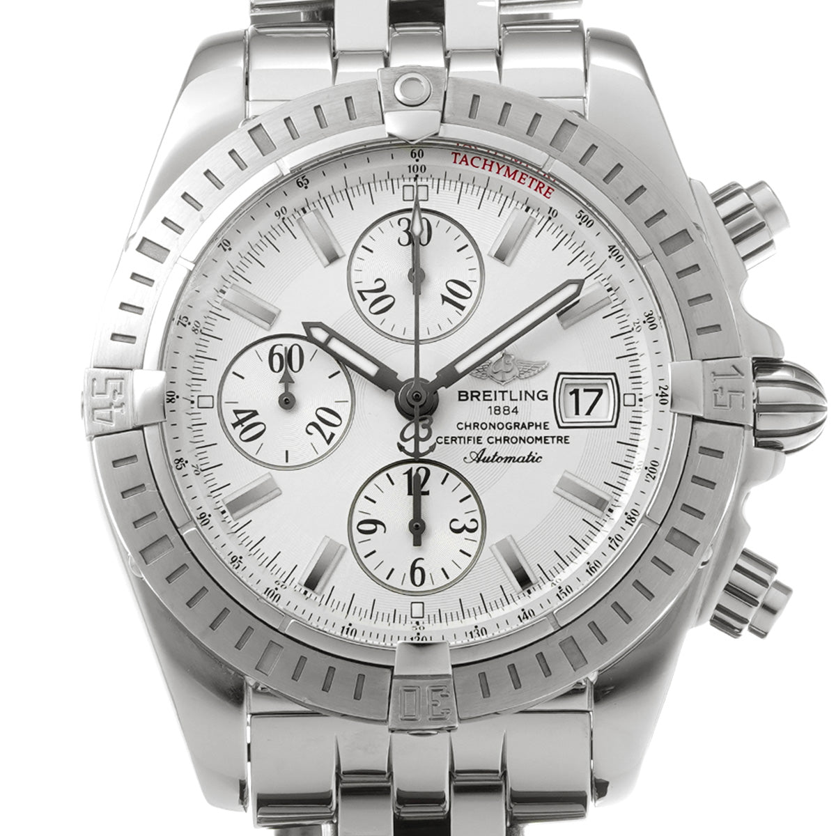 Chronomat Evolution A13356 Silver BREITLING Men's [Pre-Owned].