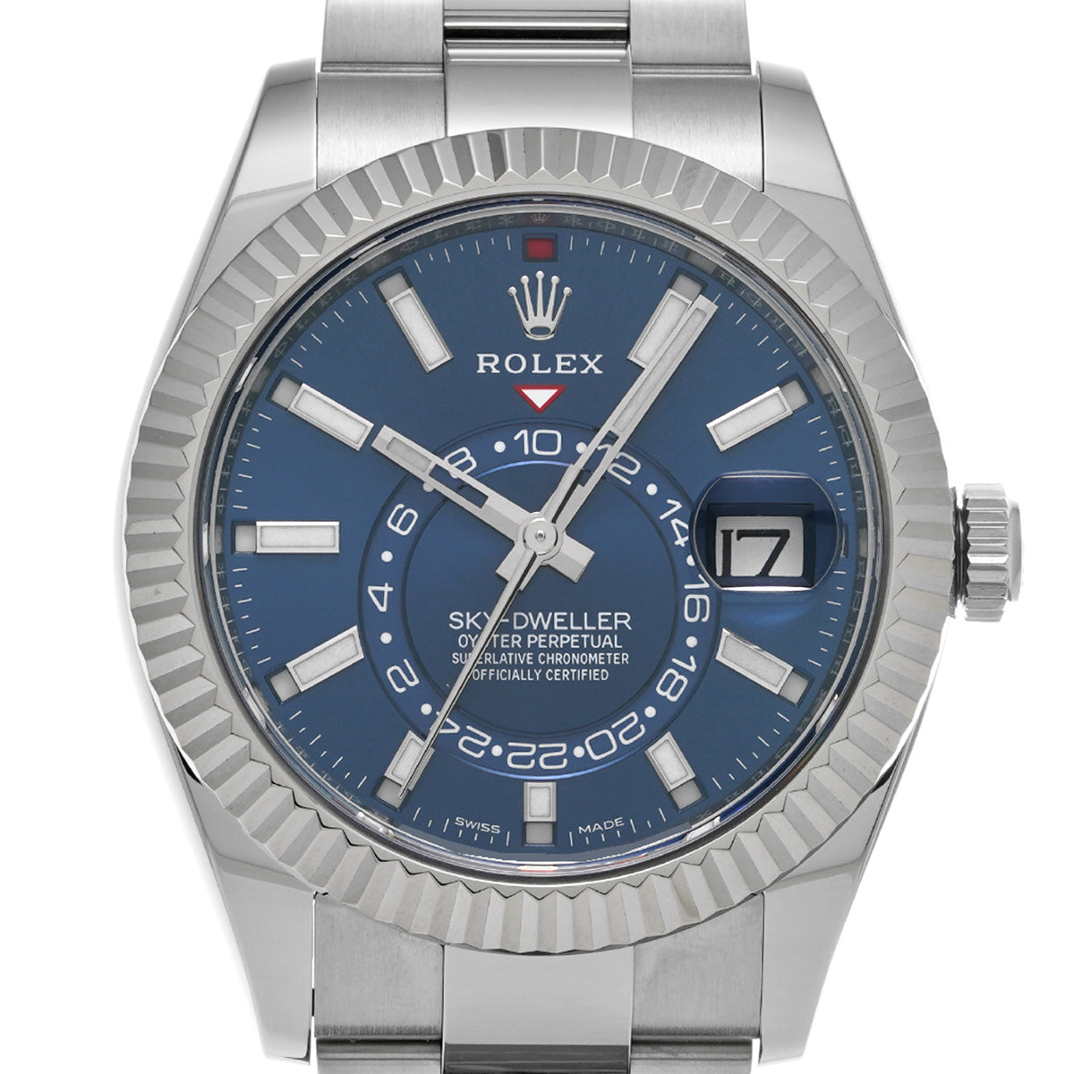 SKYDWELLER 326934 Random Serial Blue ROLEX Men's [Pre-Owned].