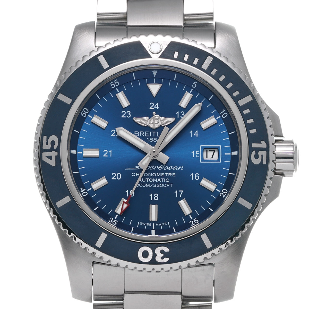 Super Ocean II 44 A17392D8/C910 Blue BREITLING Men's [Pre-Owned].