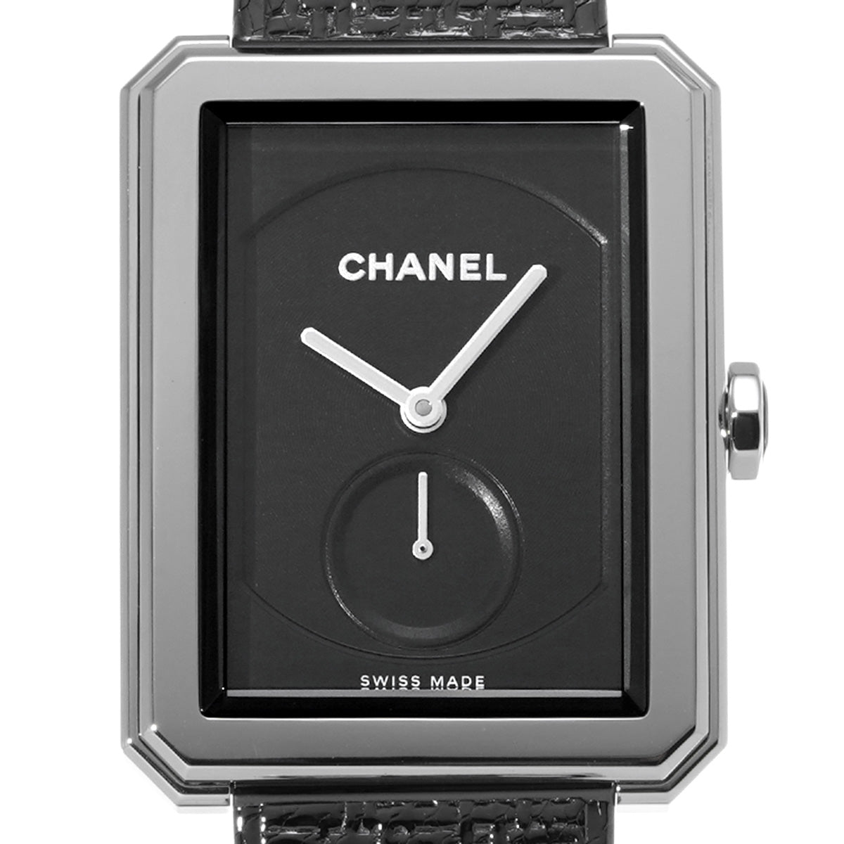 Boyfriend Tweed H5201 Black CHANEL Unisex [Pre-owned].