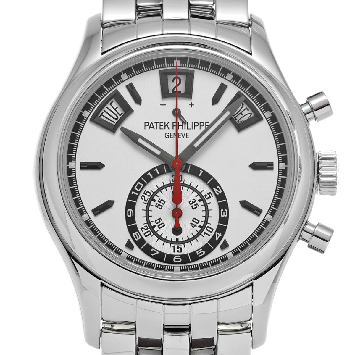 Annual Calendar Chronograph 5960/1A-001 Silver PATEK PHILIPPE Men's [Pre-Owned].