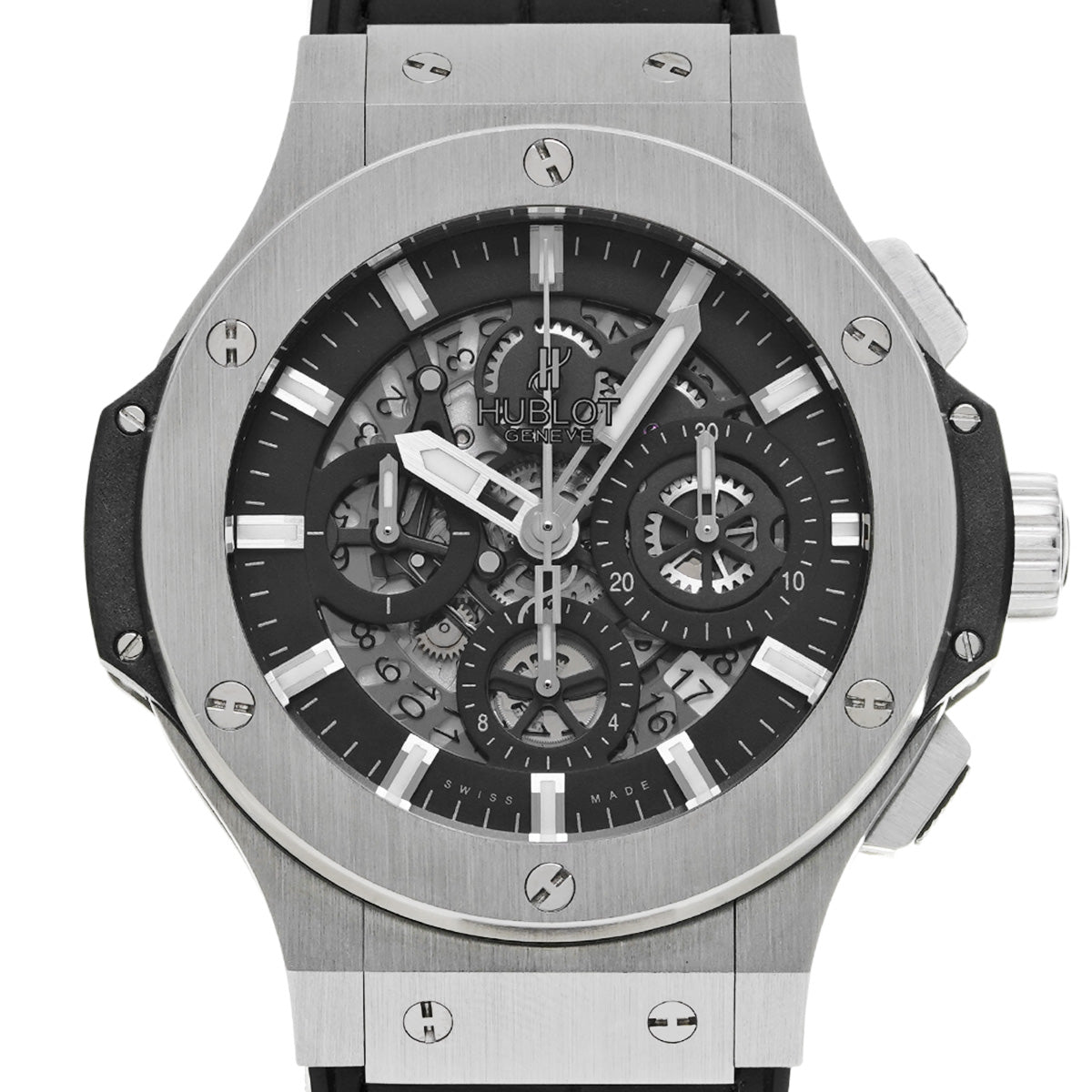 Big Bang Aeroban Steel 311.SX.1170.GR Skeleton HUBLOT Men's [Pre-owned]