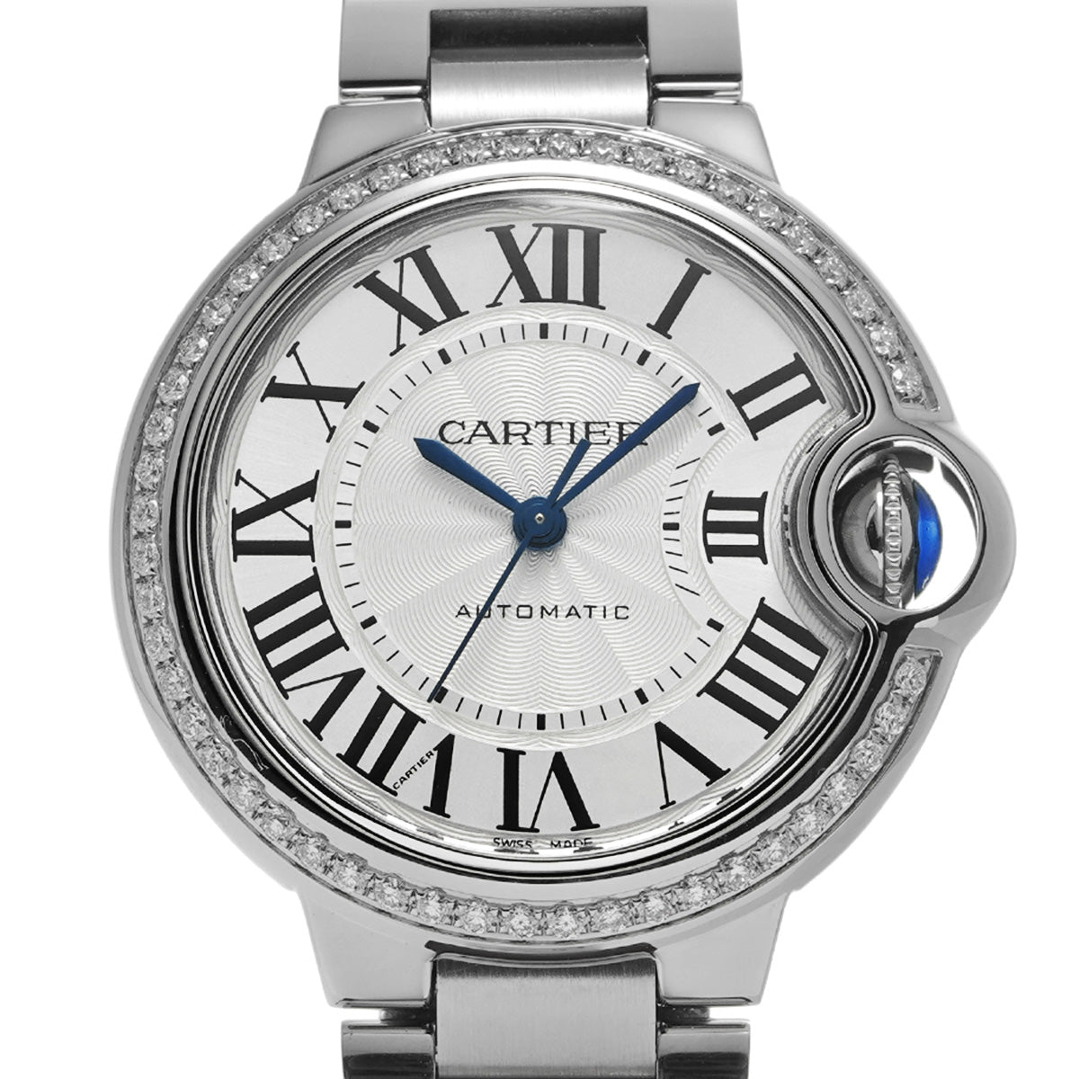 Ballon Bleu de Cartier 33mm W4BB0016 Silver CARTIER Unisex [Pre-Owned].