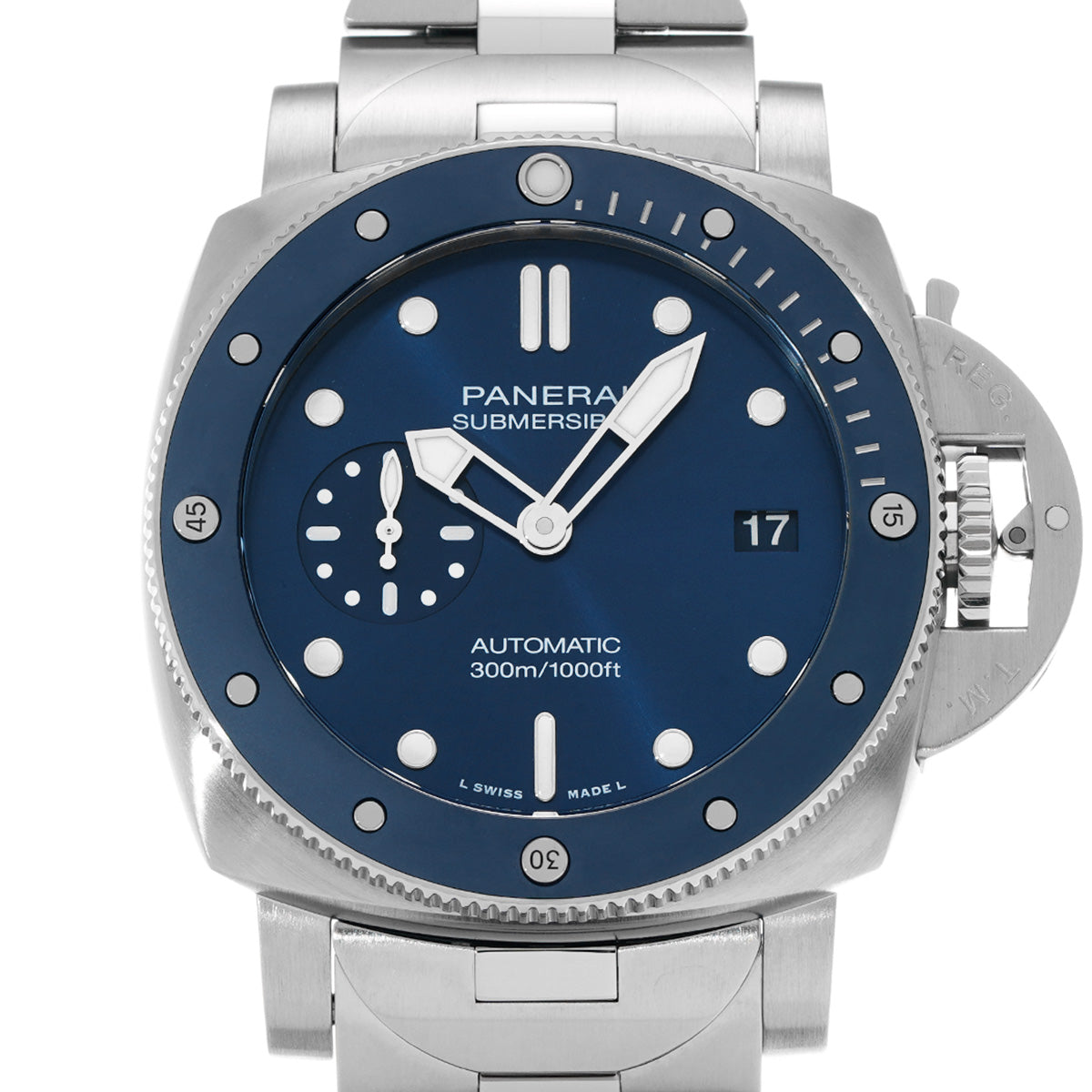 Submersible Brunotte PAM01068 X No. (manufactured in 2021) Blue PANERAI Men's [Pre-Owned].