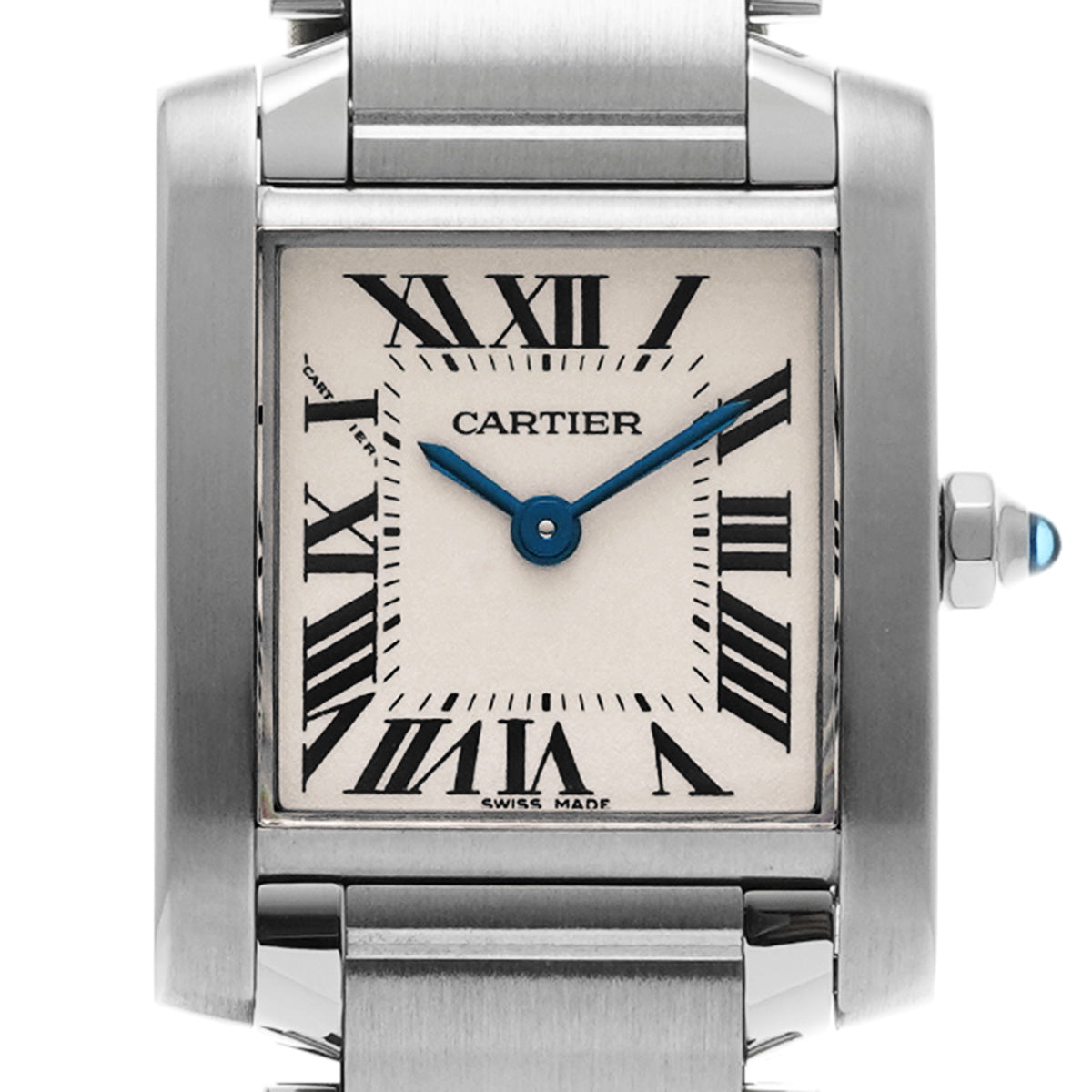 Tank Francaise SM W51008Q3 Silver CARTIER Ladies [Pre-owned]