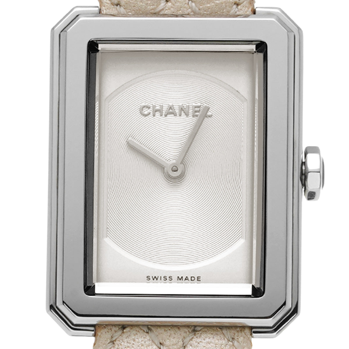 Boyfriend H6401 White CHANEL Ladies [Pre-owned].