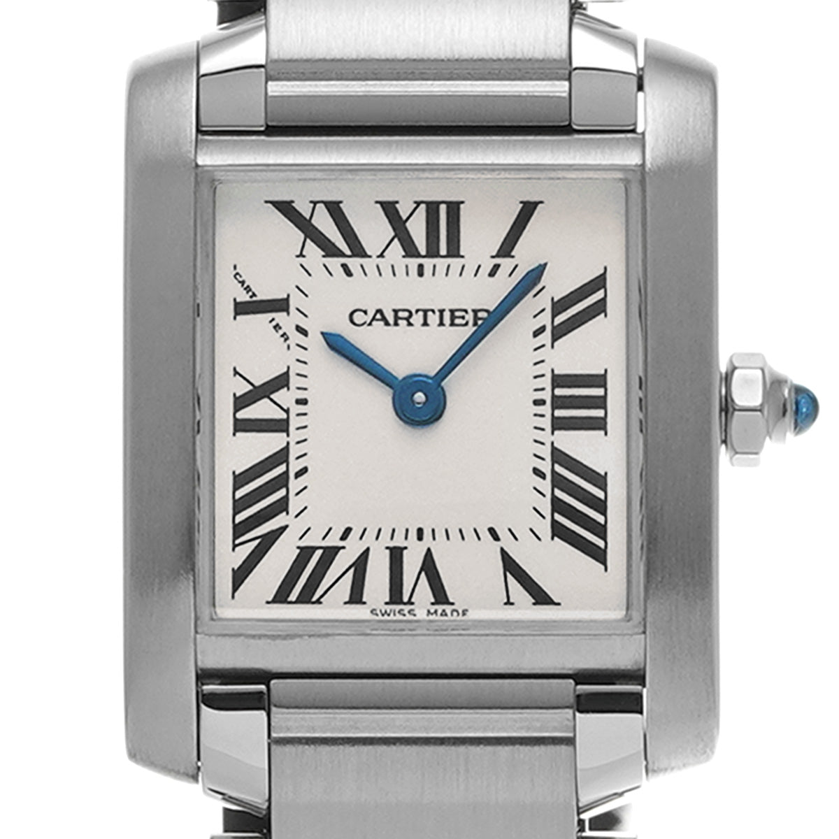 Tank Francaise SM W51008Q3 Silver CARTIER Ladies [Pre-owned]