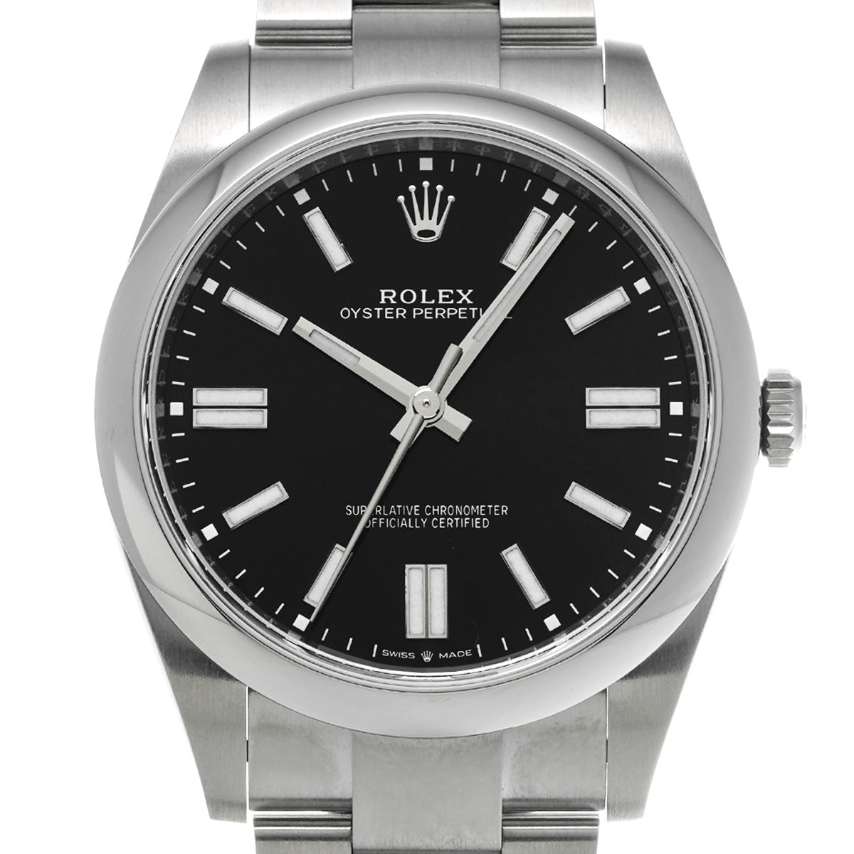 Oyster Perpetual 41 124300 Random Serial Black ROLEX Men's [Pre-owned].