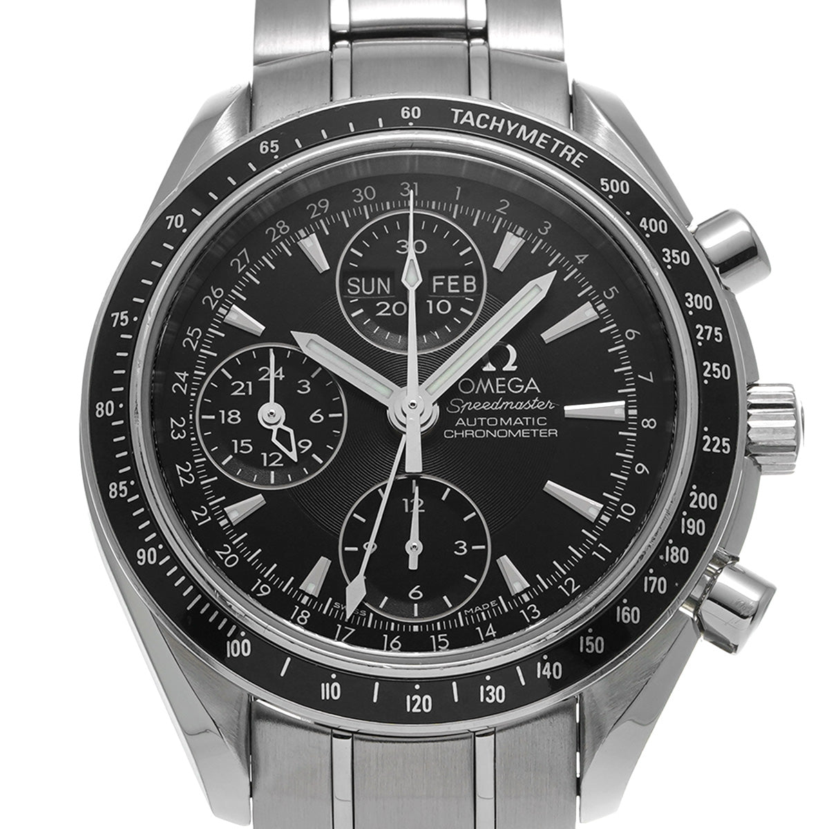 Speedmaster Triple Calendar 3220.50 Black OMEGA Men's [Pre-Owned].