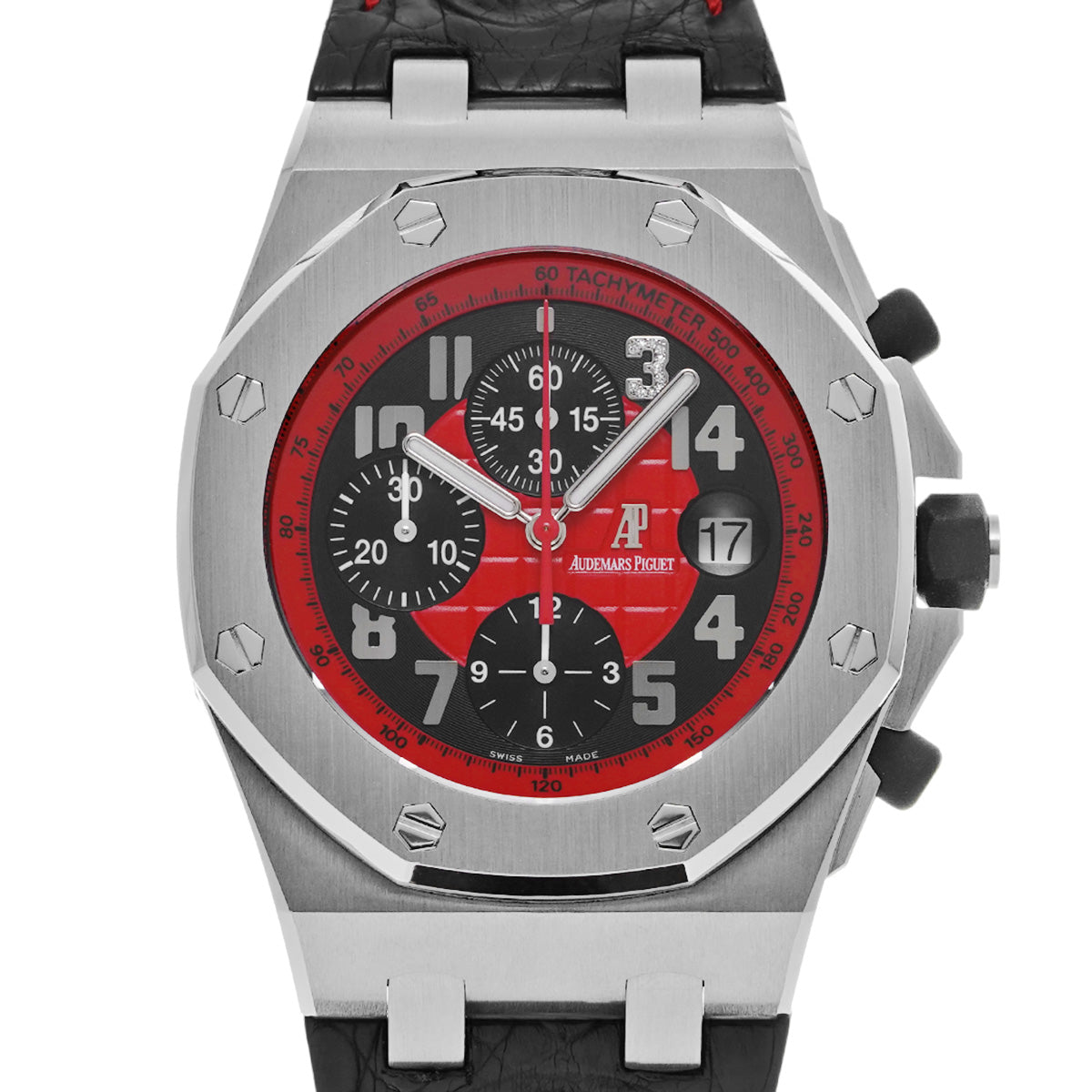 Royal Oak Offshore Chrono MASATO 26195ST.OO.D101CR.01 Black/Red AUDEMARS PIGUET Men's [pre-owned]