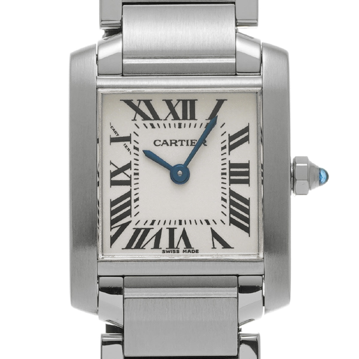 Tank Francaise SM W51008Q3 Silver CARTIER Ladies [Pre-owned]