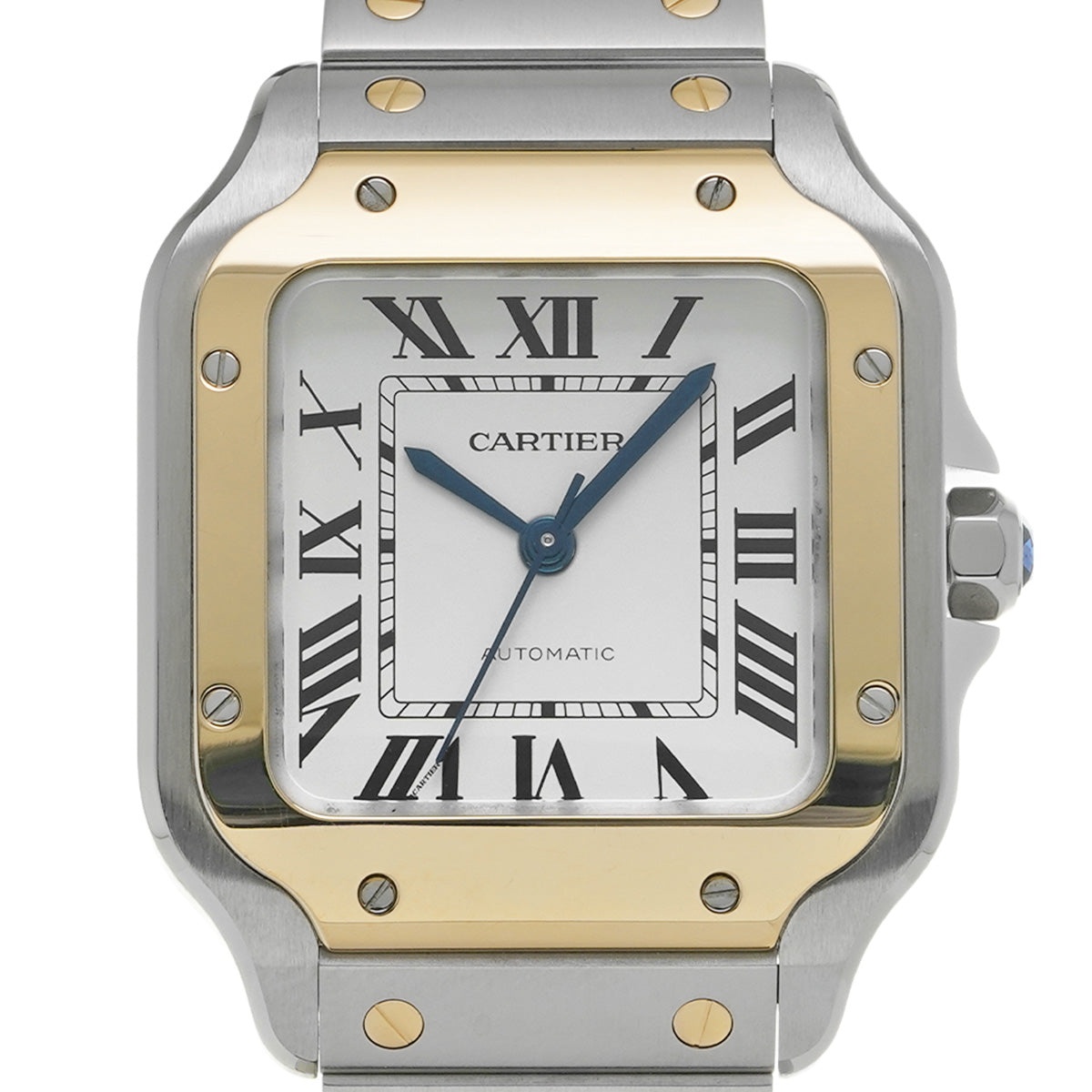 Santos de Cartier MM W2SA0016 Silver CARTIER Men's [Pre-owned]