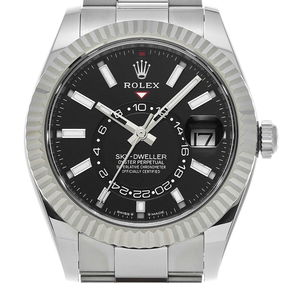 SKYDWELLER 336934 Random Serial Black ROLEX Men's [Pre-Owned].