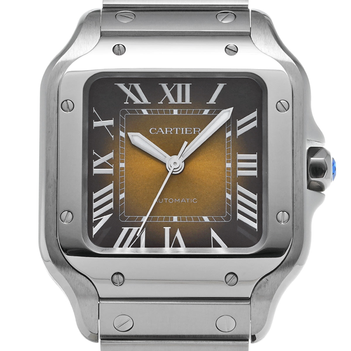 Santos de Cartier MM WSSA0065 Brown Gradation CARTIER Men's [Pre-owned]