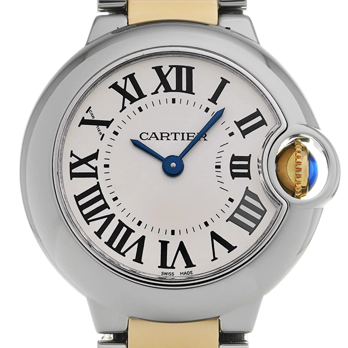 Ballon Bleu de Cartier 28mm W69007Z3 Silver CARTIER Ladies [Pre-owned].