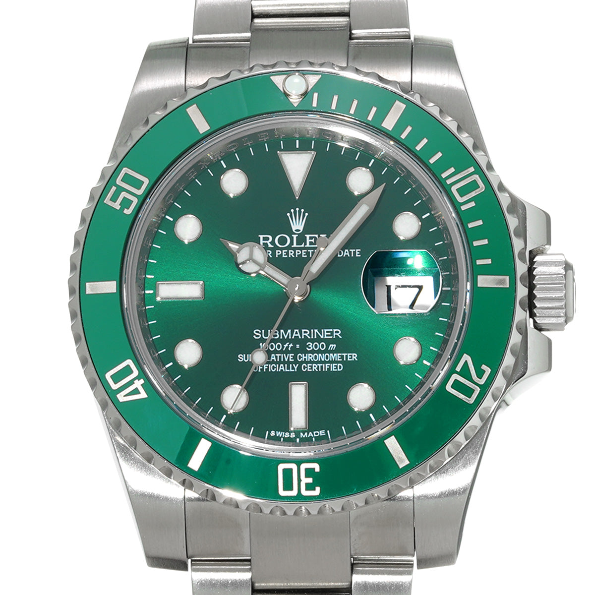 Submariner Date 116610LV Random Serial Green ROLEX Men's [Pre-Owned].