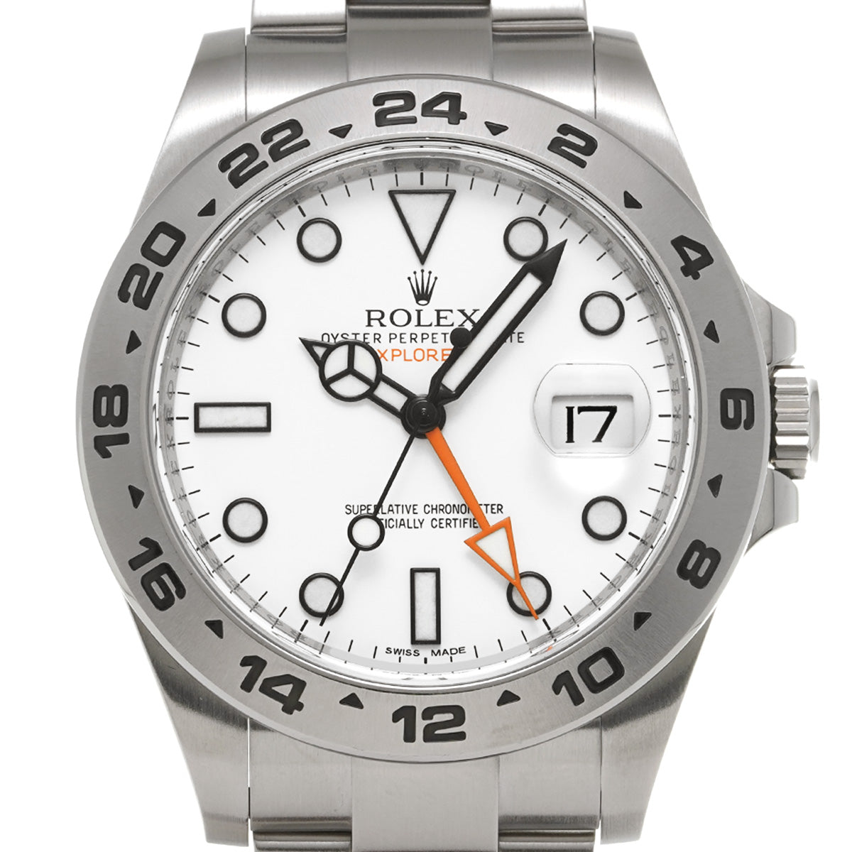216570 Explorer II G (manufactured circa 2012) White ROLEX Men's [Pre-Owned].