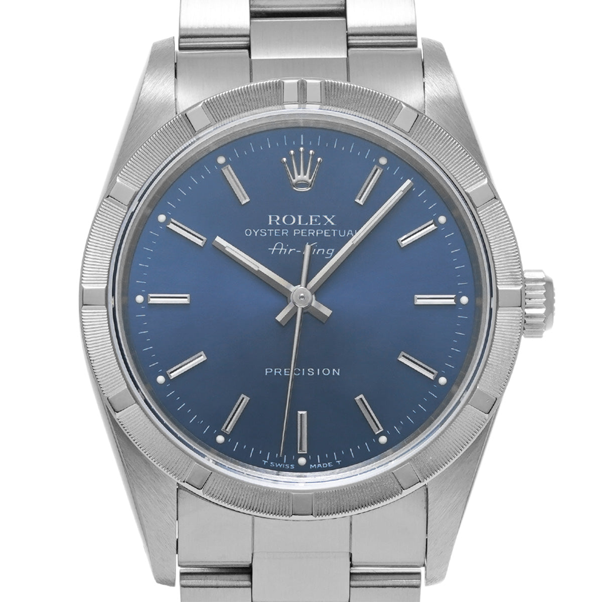 Air-King 14010 N (manufactured circa 1992) Blue ROLEX Men's [Pre-owned].
