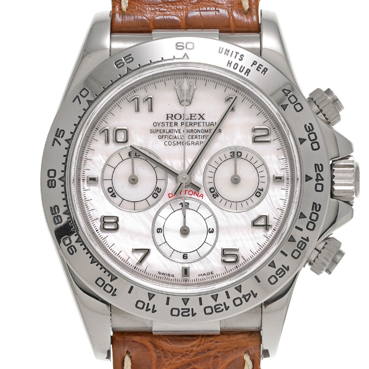 Cosmograph Daytona 116519NA A (manufactured around 1999) White MOP/Diamond ROLEX Men's [Pre-Owned].
