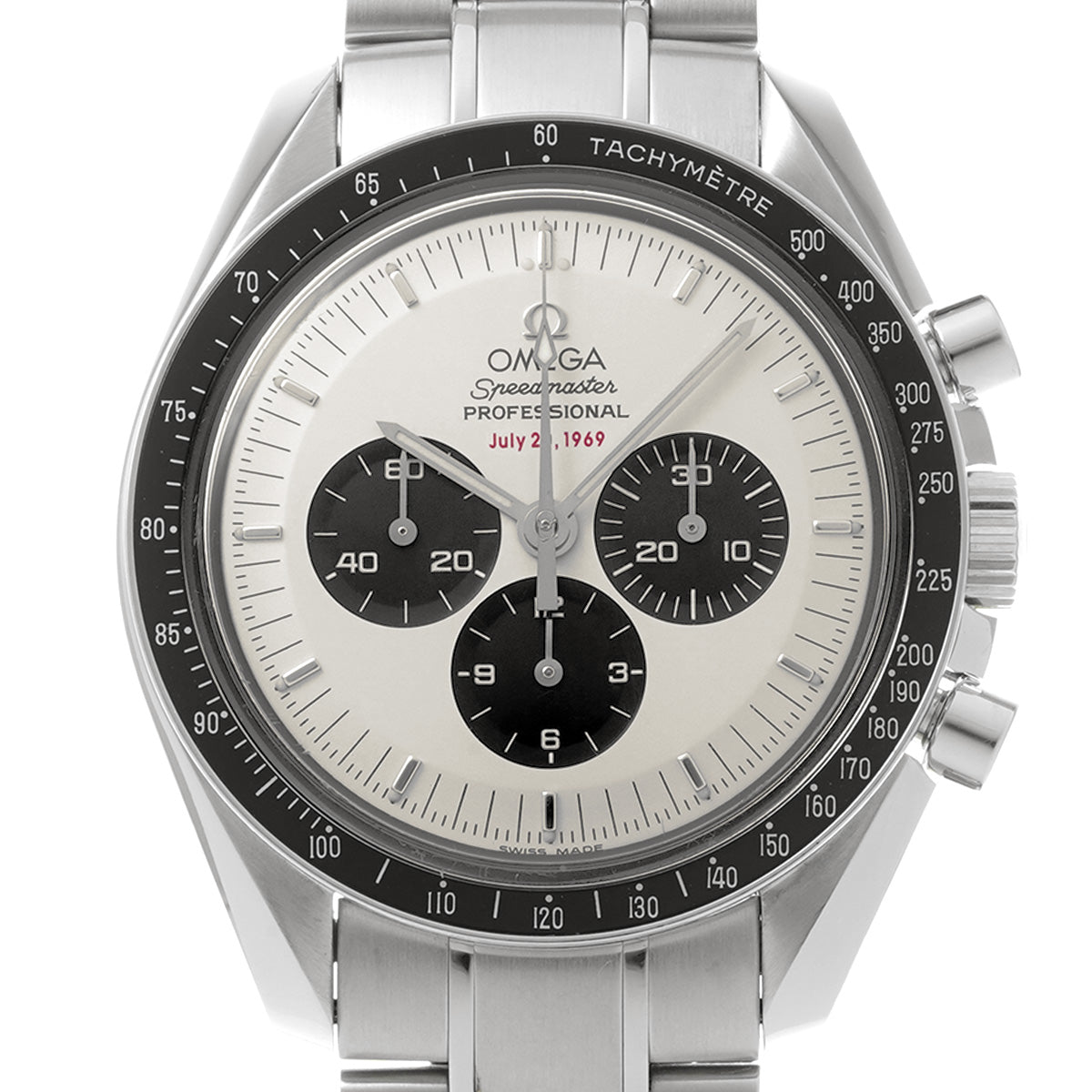 Speedmaster Professional Moon Watch Apollo 11 35th 3569.31 White/Black OMEGA Men's [Pre-Owned].