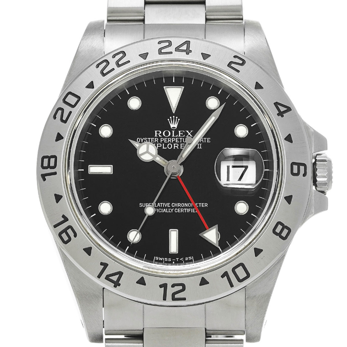 Explorer II 16570 U (manufactured circa 1997) Black ROLEX Men's [Pre-Owned].