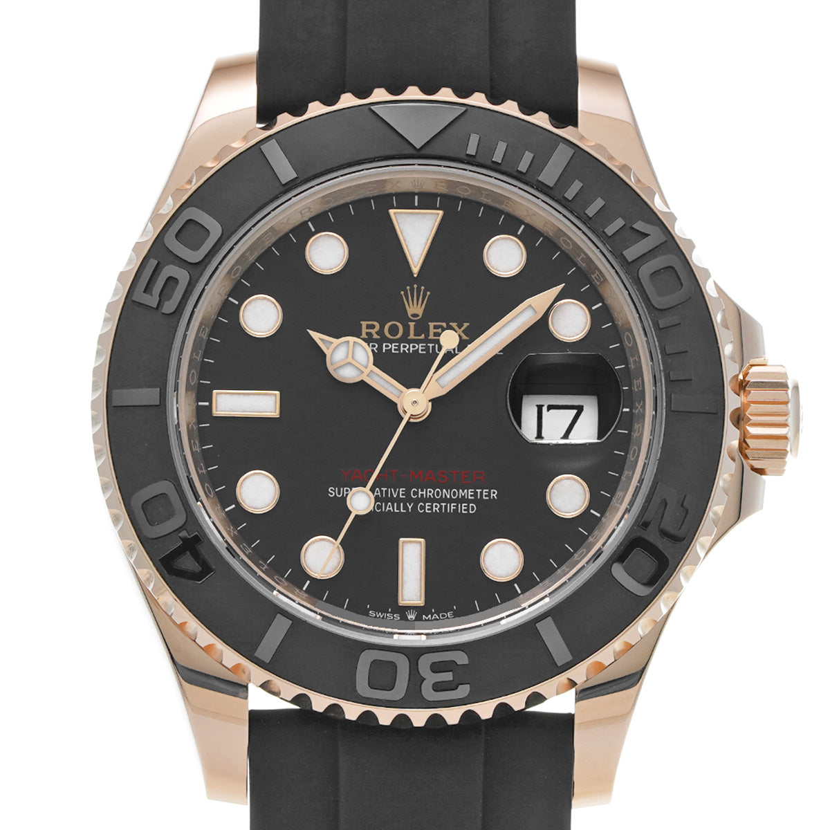 Yacht-Master 40 126655 Random Serial Black ROLEX Men's [Pre-Owned].
