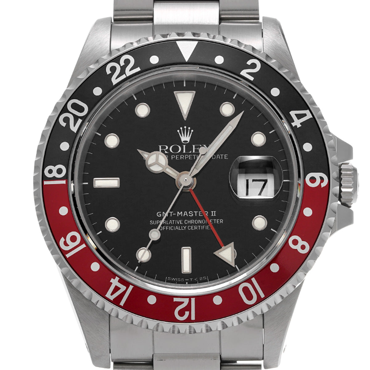 GMT Master II 16710 X No. (manufactured circa 1993) Black ROLEX Men's [Pre-Owned].