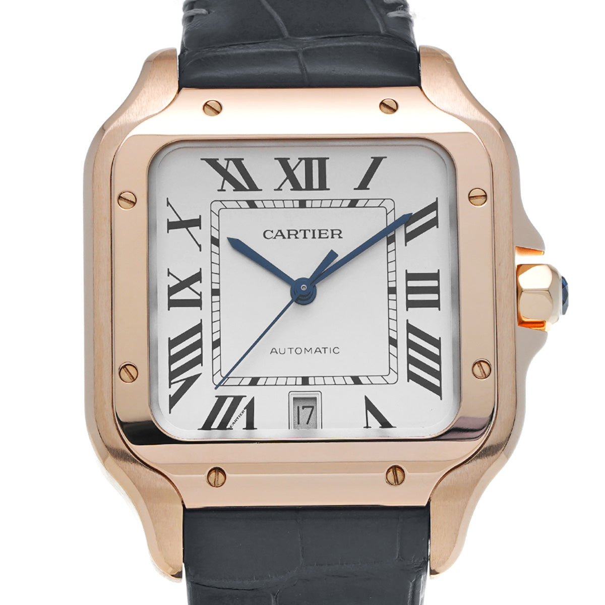 Santos de Cartier LM WGSA0019 Silver CARTIER Men's [Pre-owned]