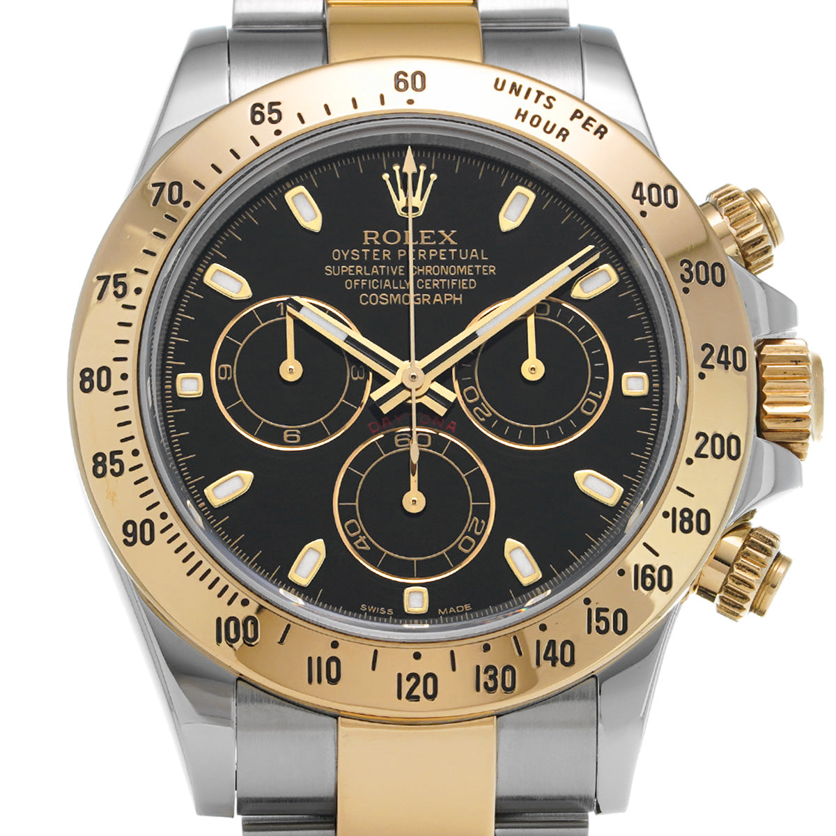 Cosmograph Daytona 116523 G (manufactured around 2010) Black ROLEX Men's [Pre-Owned].