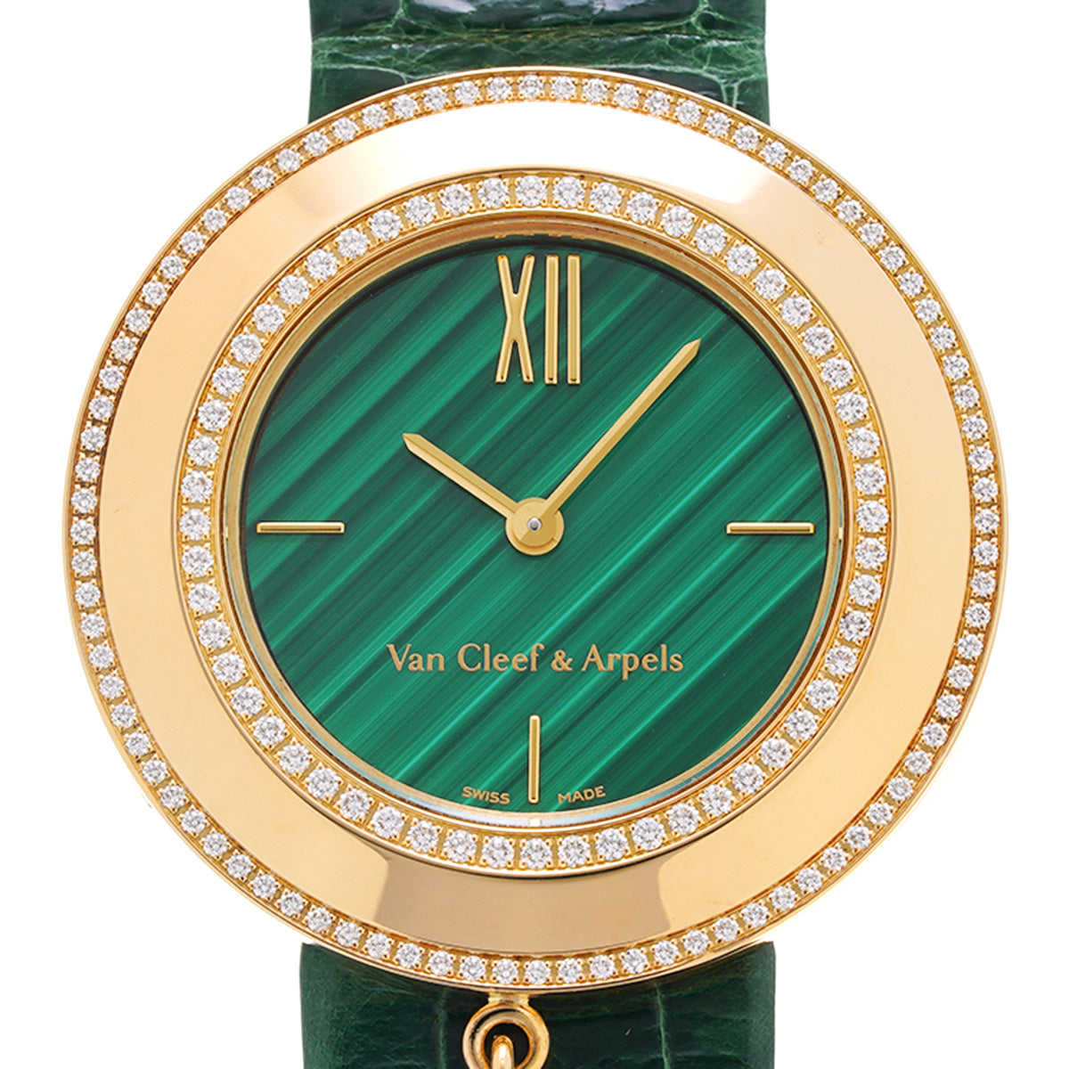 Charm watch 32mm VCARO8NR00 Green Van Cleef &amp; Arpels Ladies [pre-owned].