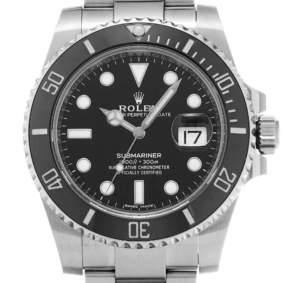 Submariner Date 116610LN Random Serial Black ROLEX Men's [Pre-Owned].