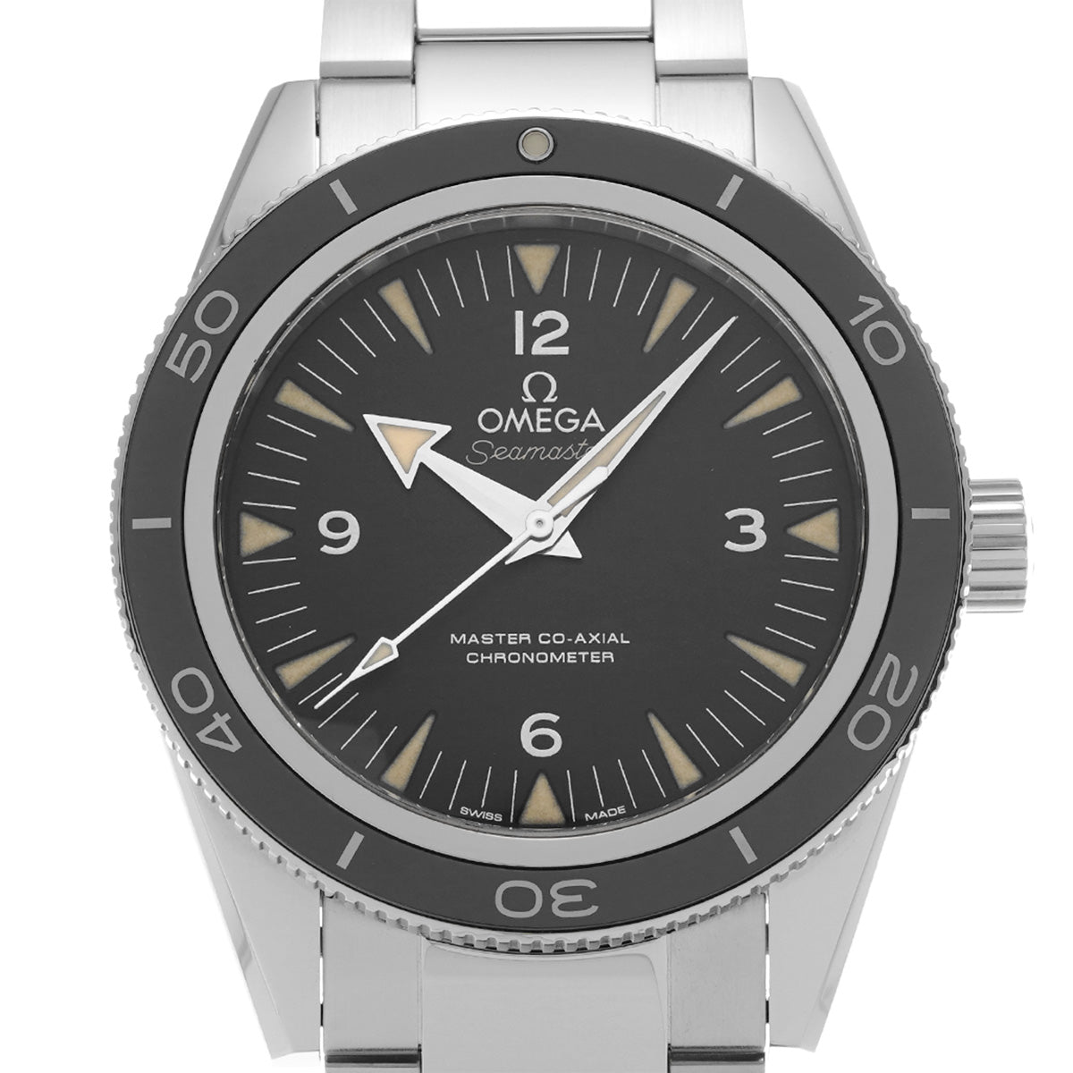 Seamaster 300 Master Co-Axial 233.30.41.21.01.001 Black OMEGA Men's [pre-owned].