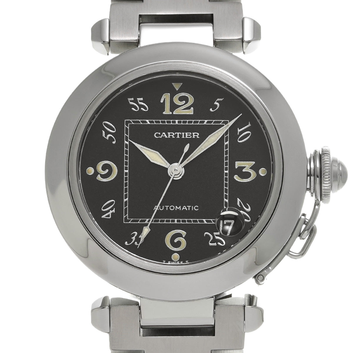 W31043M7 Pasha C Black CARTIER Unisex [Pre-Owned].