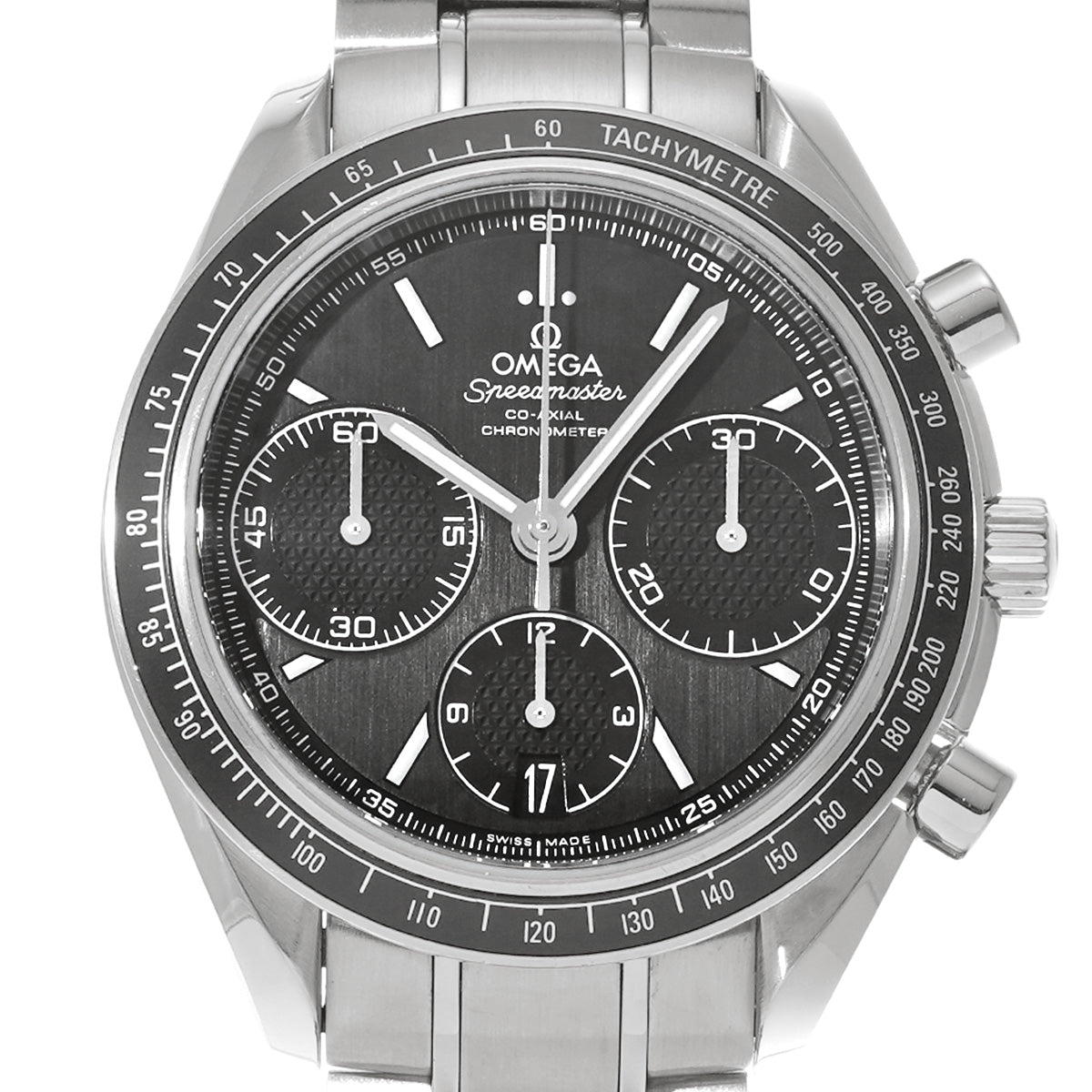 Speedmaster Racing Co-Axial 326.30.40.50.01.001 Black OMEGA Men's [pre-owned].