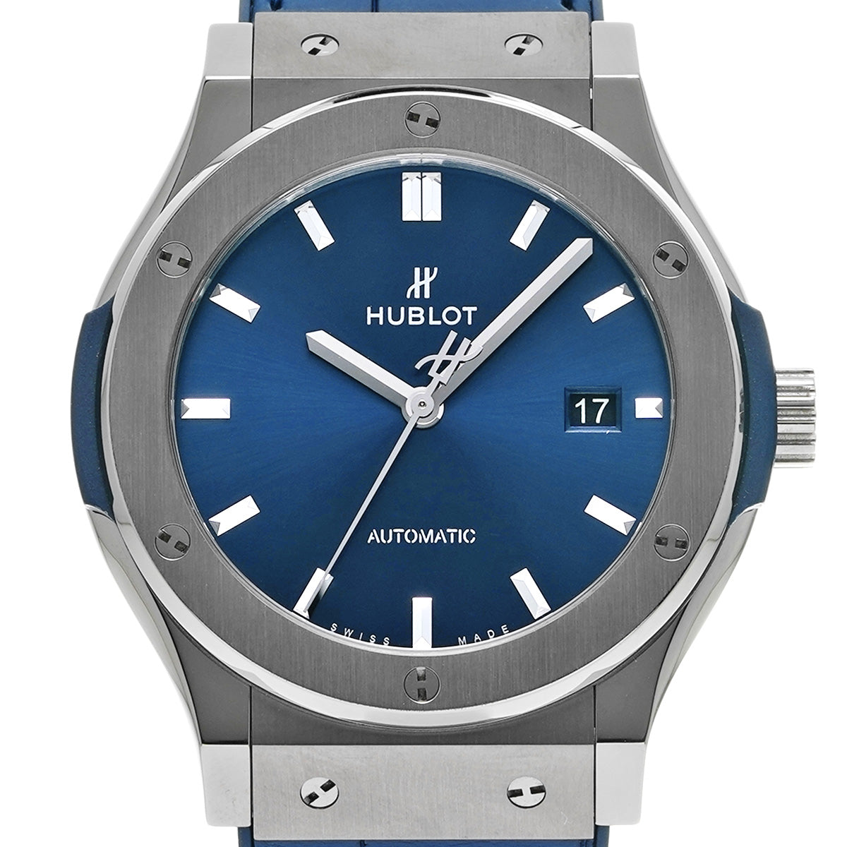 Classic Fusion Titanium Blue 542.NX.7170.LR Blue HUBLOT Men's [Pre-owned]
