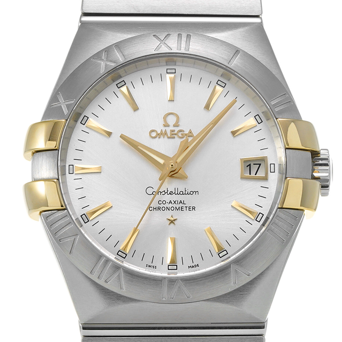 Constellation Co-Axial 123.20.35.20.02.004 Silver OMEGA Men's [Pre-Owned].