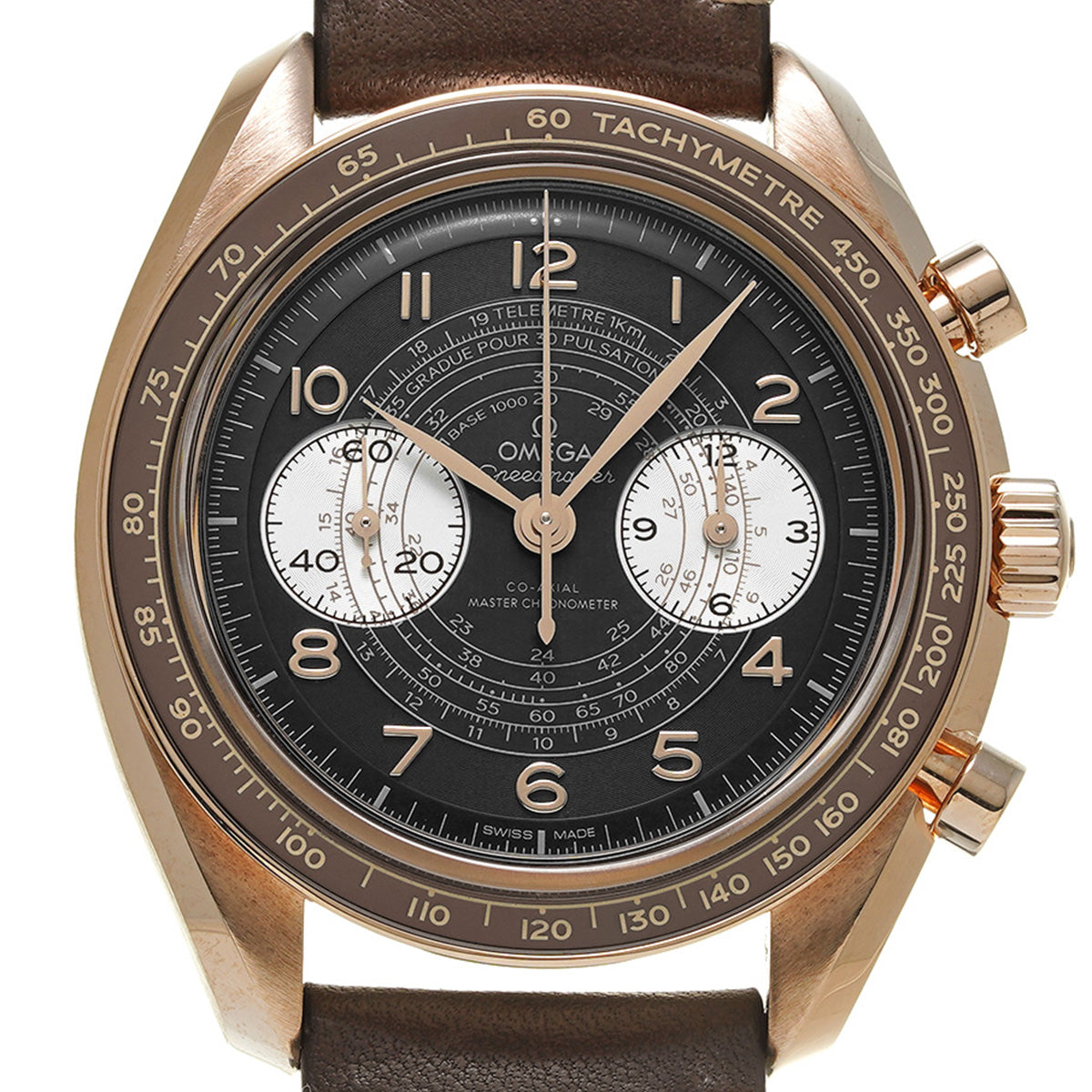 Speedmaster Chronoscope Co-Axial Master Chronometer 329.92.43.51.10.001 Brown/Silver OMEGA Mens [Pre-Owned]