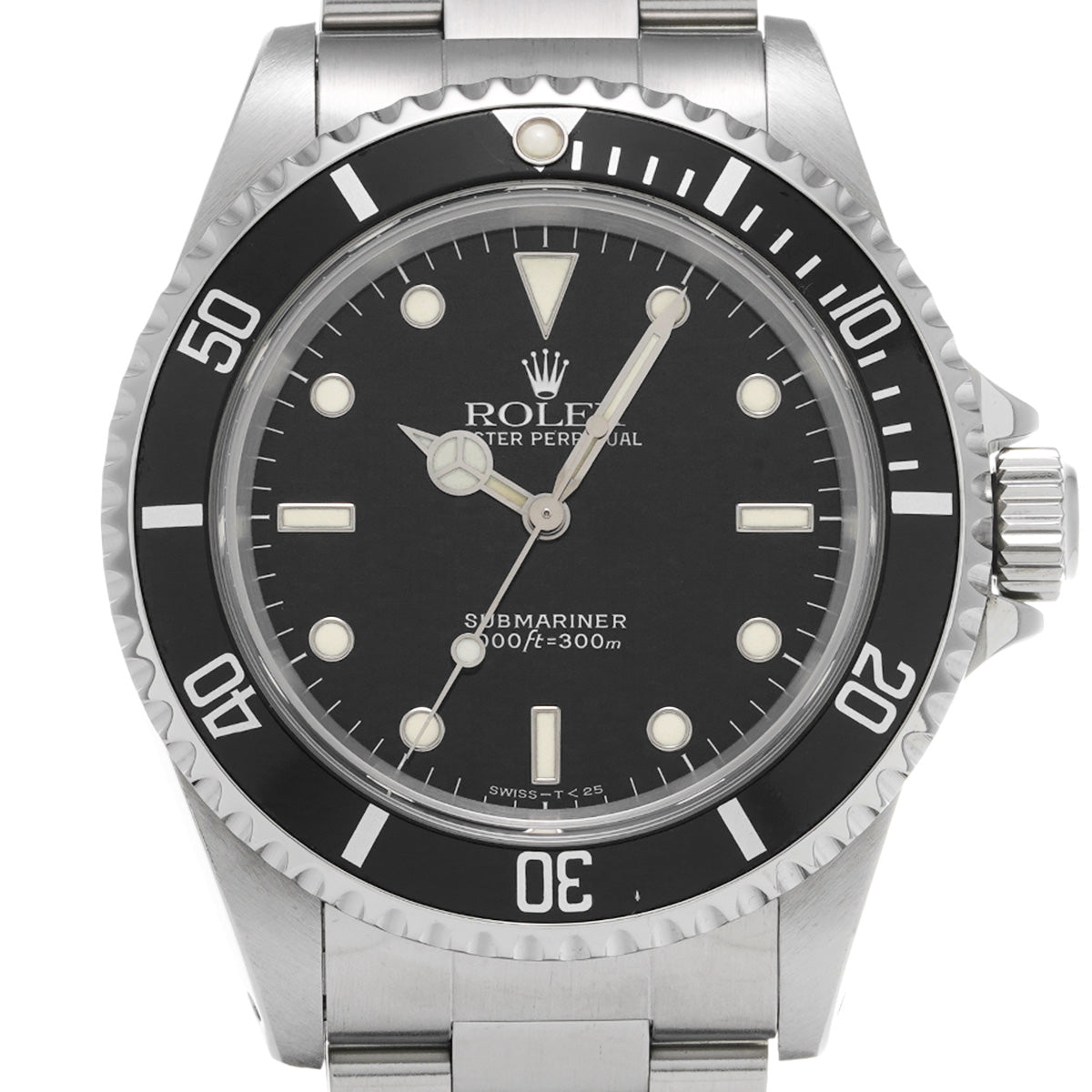 Submariner 14060 U (manufactured circa 1997) Black ROLEX Men's [Pre-Owned].
